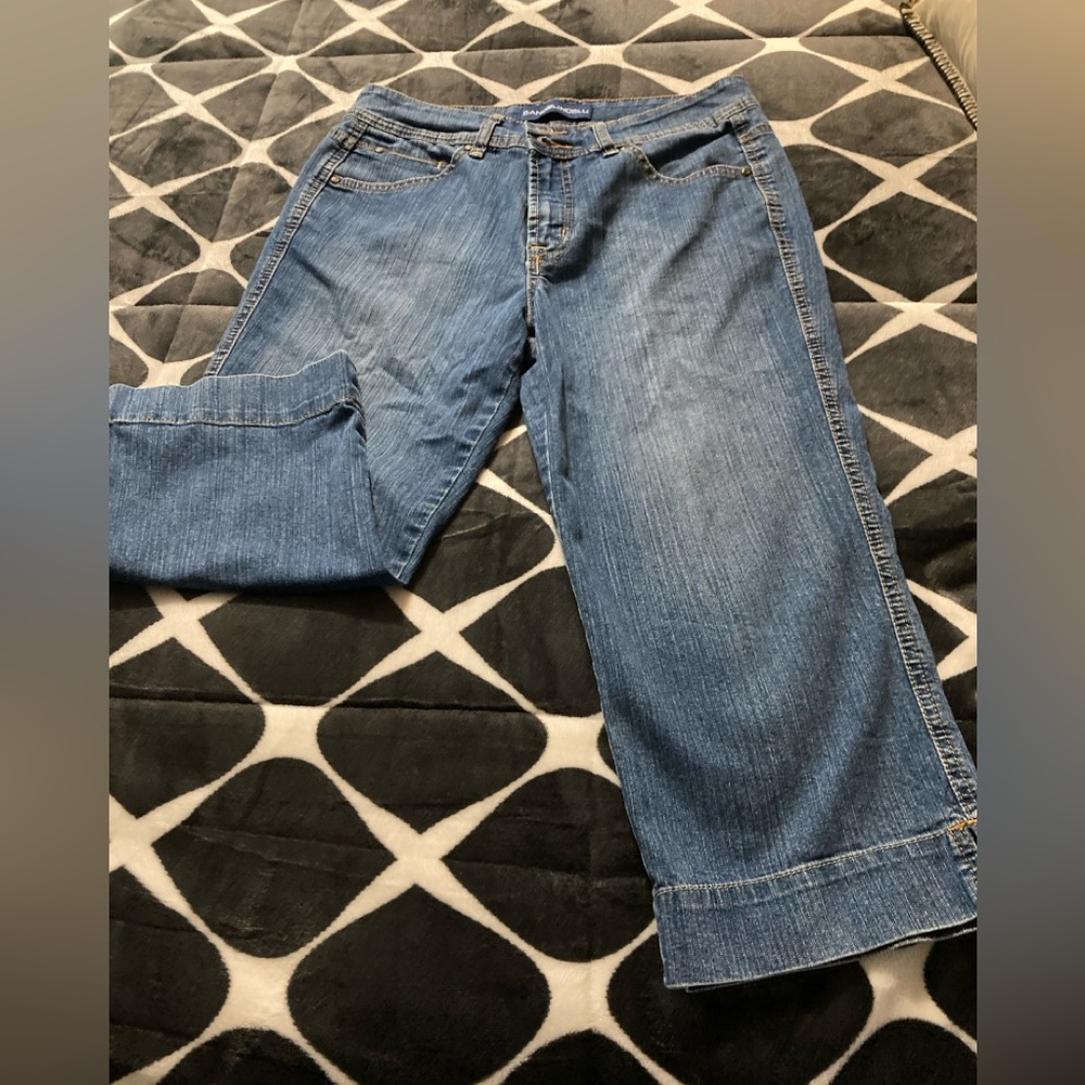 Bandolino Blu Jeans Size 10 Womens Capri Blue Denim